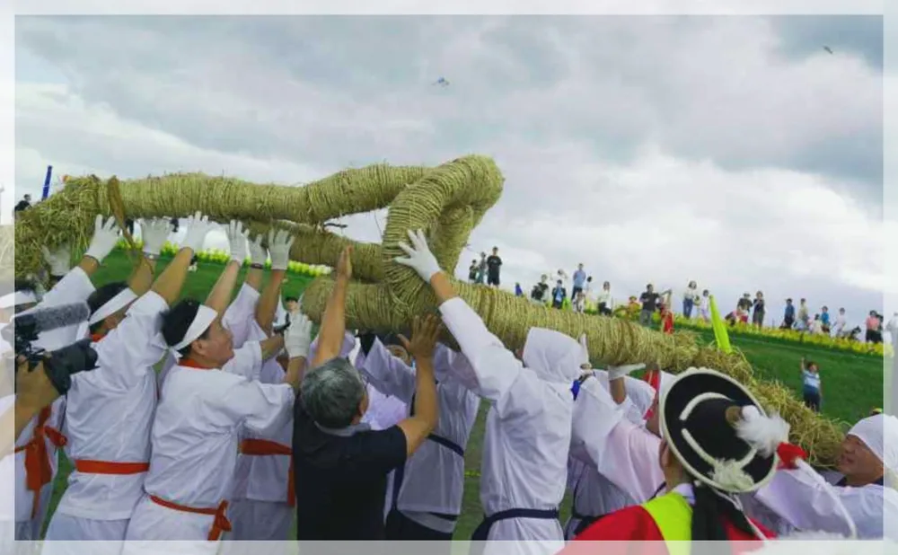 김제지평선축제 공식 API 제공 축제 사진을 포스트 톤에 맞춰 보정한 이미지