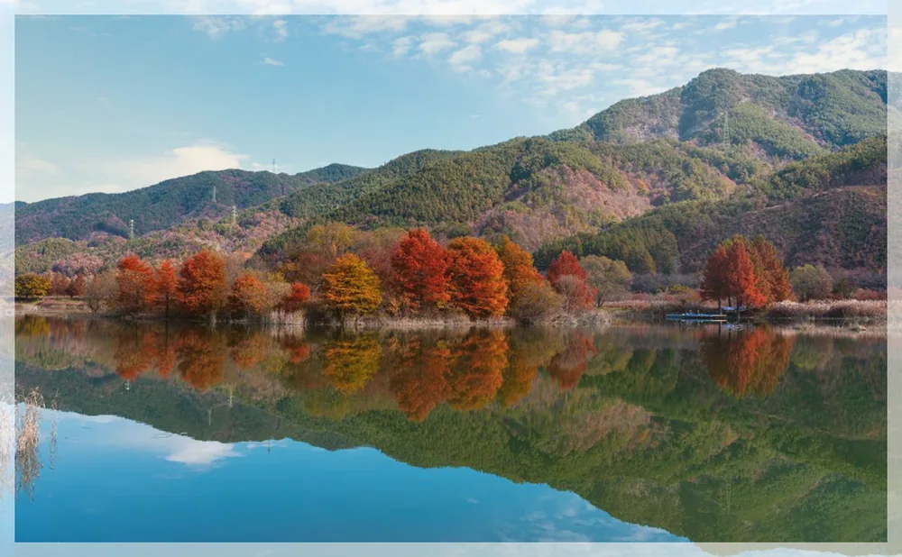 주천생태공원 관광사진을 포스트 톤에 맞춰 보정한 이미지