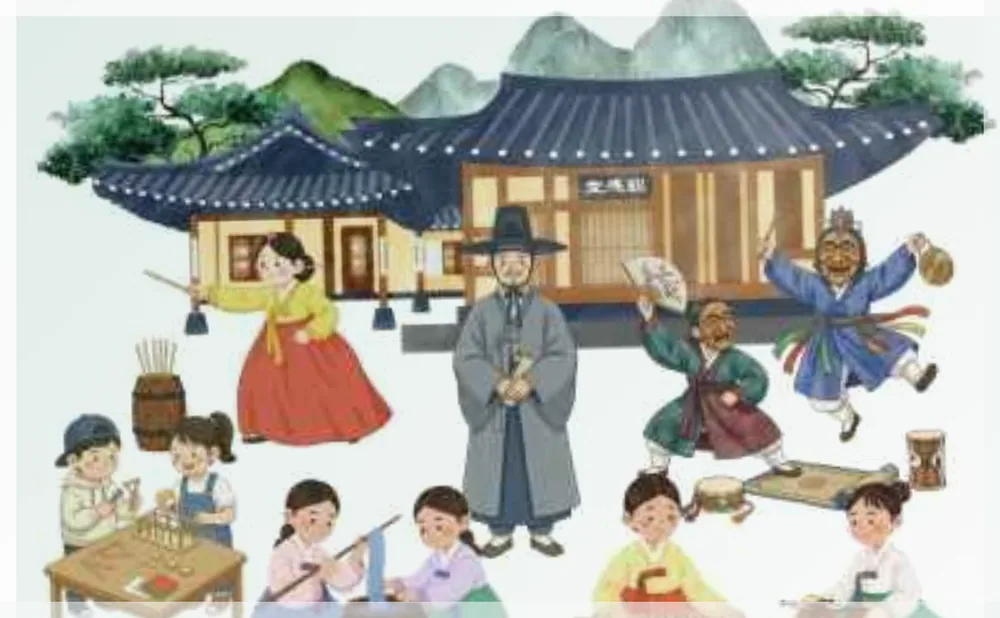 청백리의 집, 오늘을 비추다 공식 API 제공 축제 사진을 포스트 톤에 맞춰 보정한 이미지