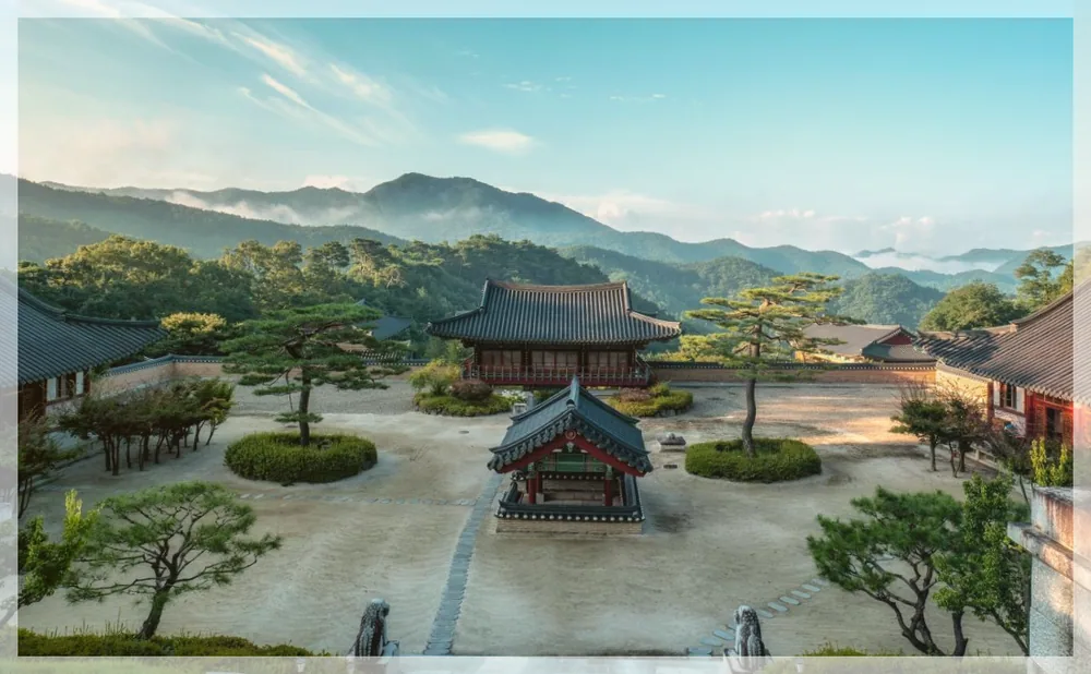 충주 석종사 관광사진을 포스트 톤에 맞춰 보정한 이미지