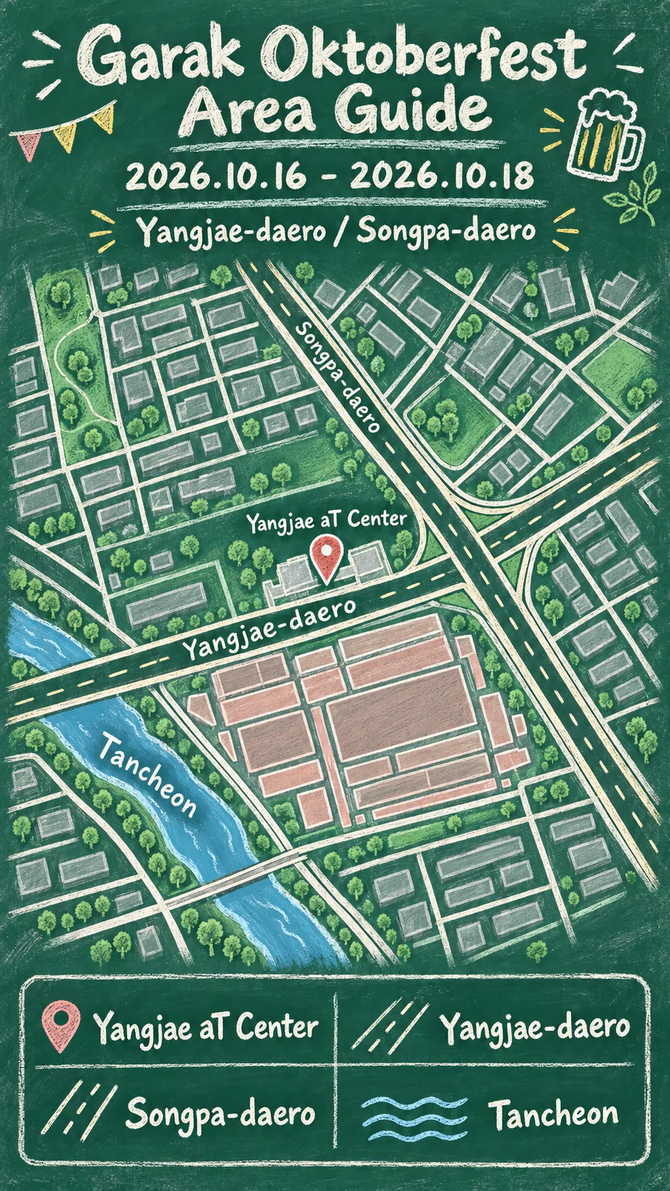 2026 Garak Oktoberfest: Dates, Location and Where to Stay English chalkboard map redrawn from the source map
